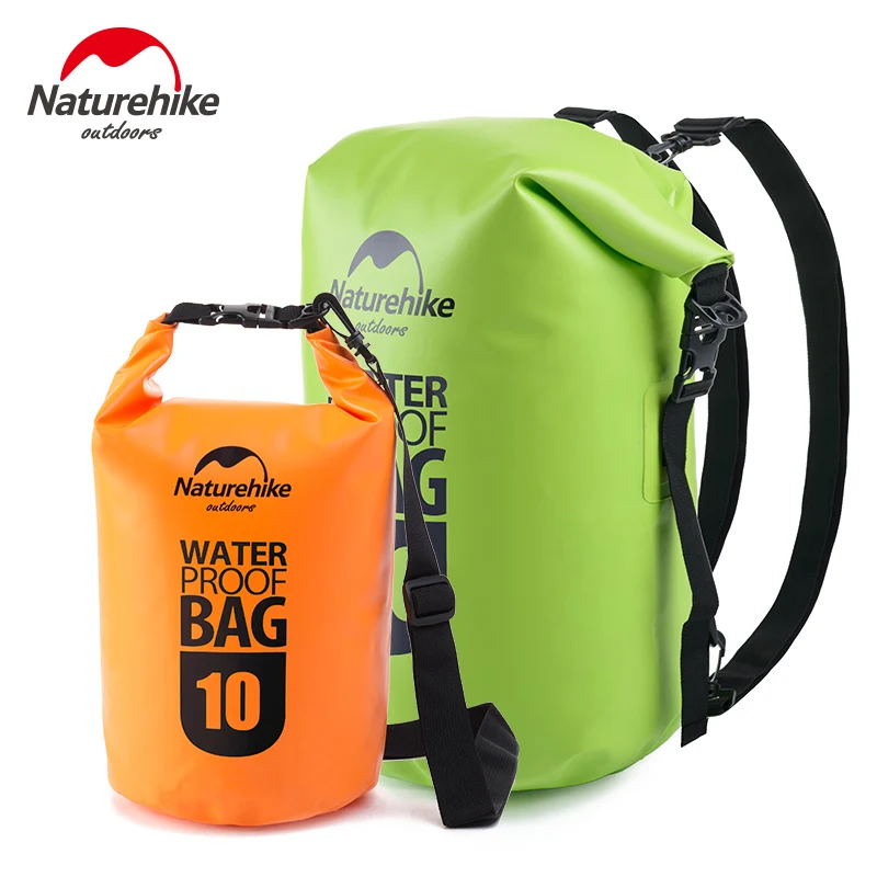font b Naturehike b font 10L 500D Ocean Pack Wading Waterproof Bag Drifting Package Swimming
