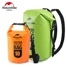 Naturehike 10L 500D Ocean Pack Wading Waterproof Bag Drifting Package Swimming Bag Dry bag
