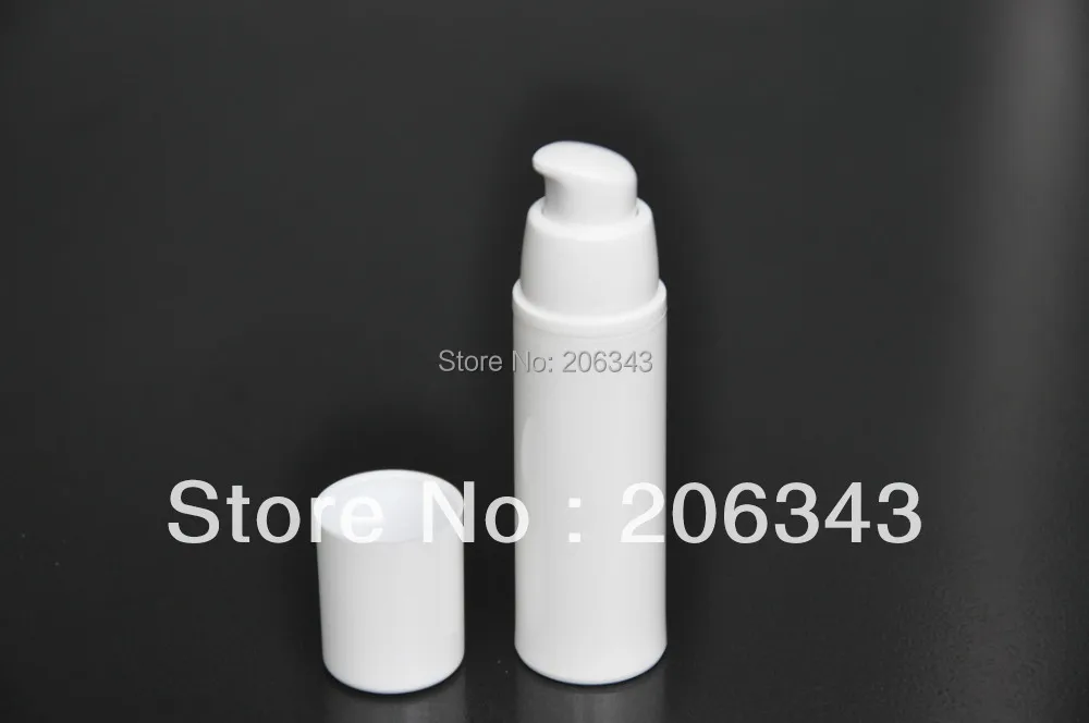 30 мл Белый безвоздушный вакуумный насос бутылка для лосьона с белой крышкой