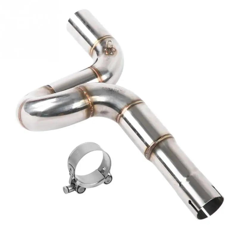

Motorcycle Exhaust Middle Pipe Link Connect for Benelli TRK502 2016 2017 2018 Motorcycle Accessories Stainless Steel