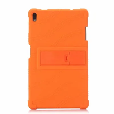 Мягкий чехол для lenovo TAB 4, 8 Plus, 8,0 дюймов, силиконовый чехол-подставка для lenovo TAB 4, 8 Plus, TB-8704F, TB-8704N, чехол для планшета - Цвет: orange