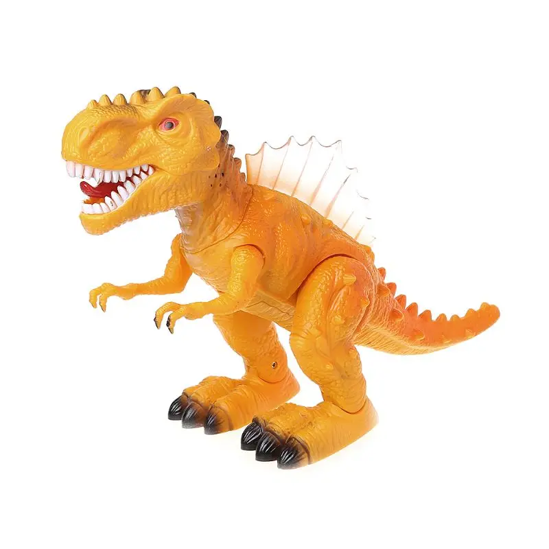 Электрический Светильник динозавр ходьба ревущая игрушка для детей Рождественский подарок N21_E - Цвет: B