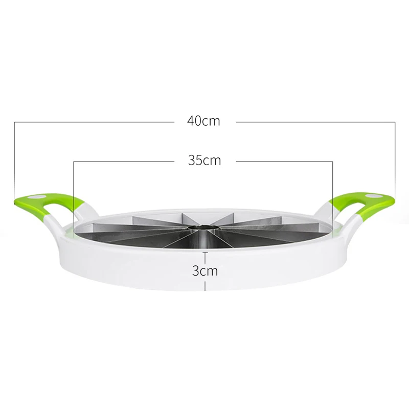 Omife фрукты овощи инструменты салат арбуз слайсер Овощечистка фрукты нож для резки арбуза для соковыжималки соковыжималка кухонные аксессуары - Цвет: diameter 35cm