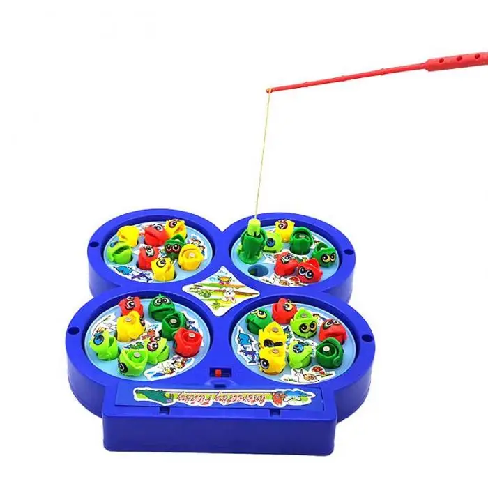 Блесны для рыбалки электрическое вращение Поющая игрушка мозг упражнения рука-глаз координации культивировать подарки для детей мальчиков девочек 998