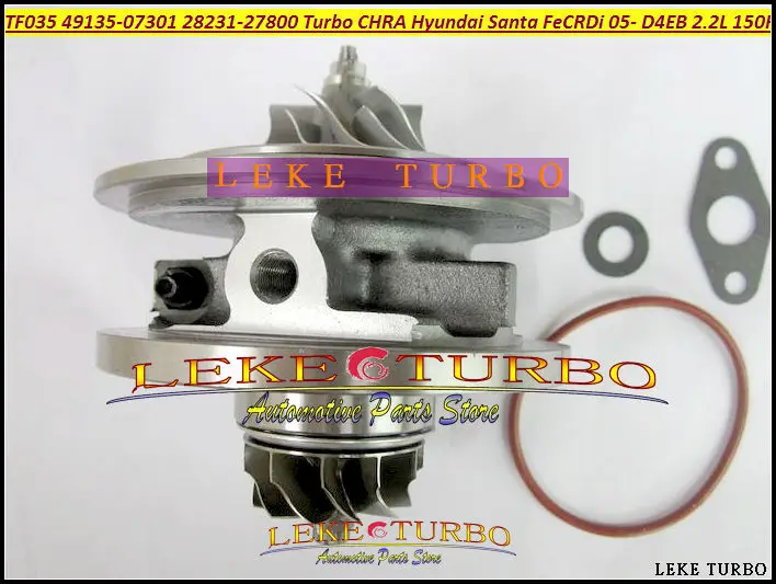 TF035 49135-07301 28231-27800 49135-07302 49135-07300 49135-07100 Turbo CHRA Turbocharger HYUNDAI Santa Fe CRDi 2005-2009 D4EB-V 2.2L 150HP (4)