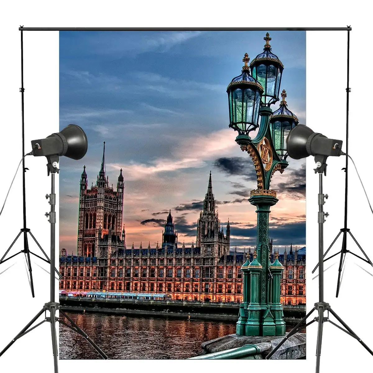 5x7ft Англия Биг Бен фото фон Британский логотип архитектурный мост Фотофон для