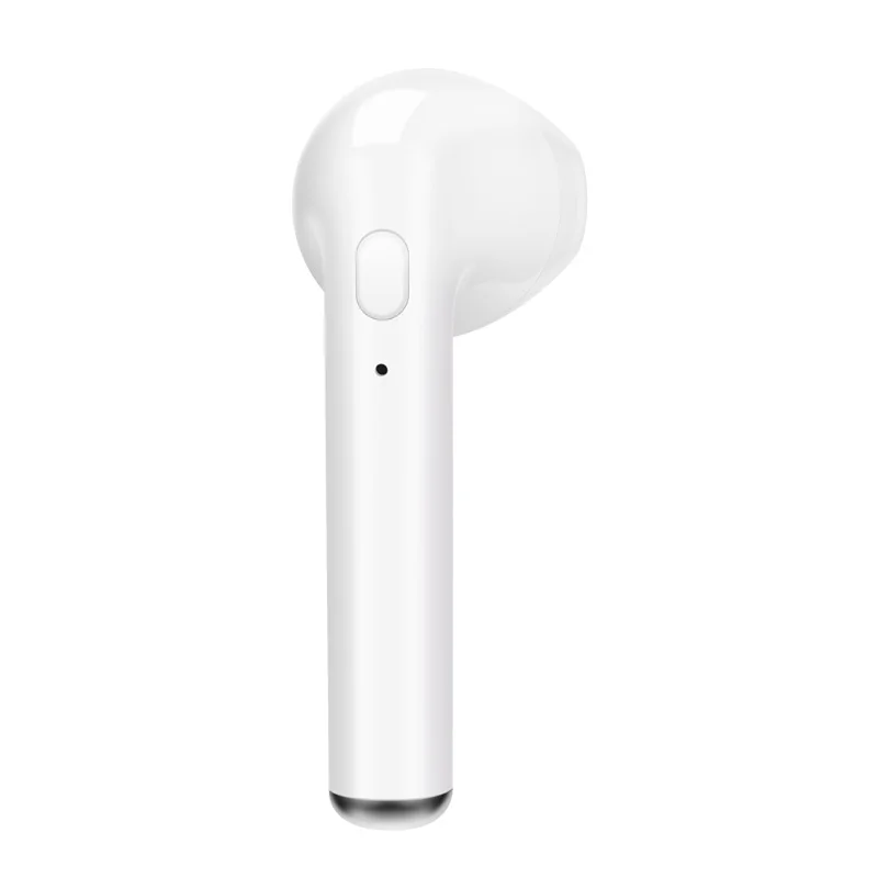 I7s tws беспроводные Bluetooth наушники, бинауральная стереогарнитура, игровая спортивная Гарнитура, наушники с микрофоном для телефона - Цвет: White Single