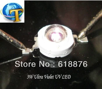

free 1pcs 3W Ultra Violet UV Power LED 365nm Emitter