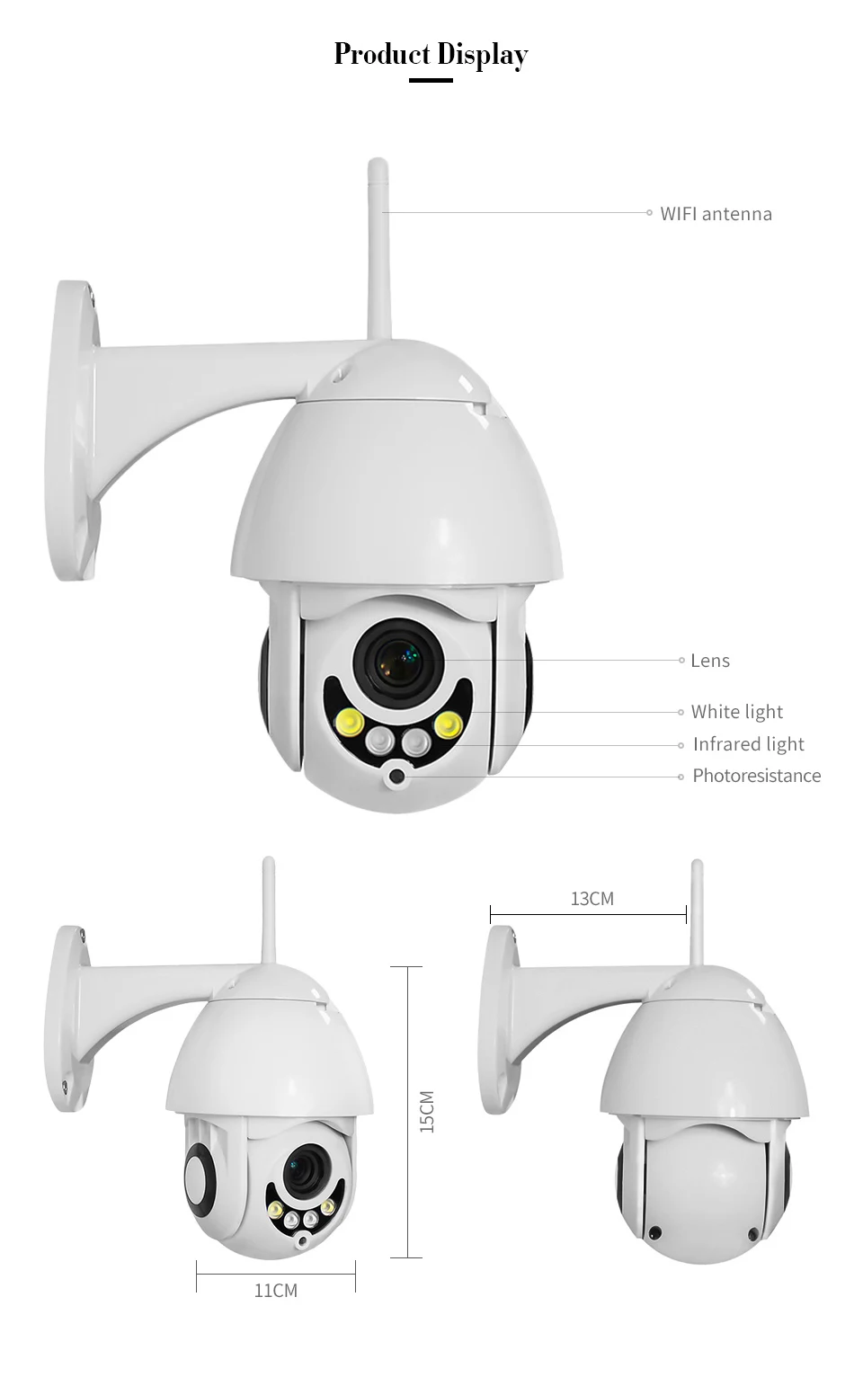 LOOSAFE, новинка, 5X оптический зум, ip-камера, 1080 P, беспроводная, wifi, IP CCTV, камера безопасности, PTZ, скоростная купольная, IR, уличная, водонепроницаемая камера s