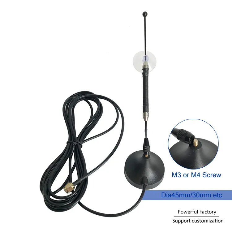 Digital tv 45mm magbetic base 868mhz gsm gps 2.4g wifi lte indoor antenna 4g 1PCS