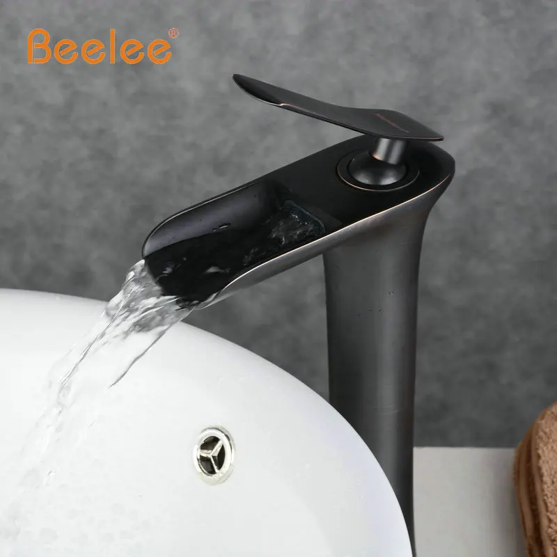 Beelee الجملة والتجزئة سطح جبل الشلال الحمام صنبور الغرور أحواض من الزجاج صنبور حوض خلاط المياه الباردة والساخنة الحنفية BL9009BH Beelee الجملة والتجزئة سطح جبل الشلال الحمام صنبور الغرور أحواض من الزجاج صنبور حوض خلاط المياه الباردة والساخنة الحنفية BL9009BH