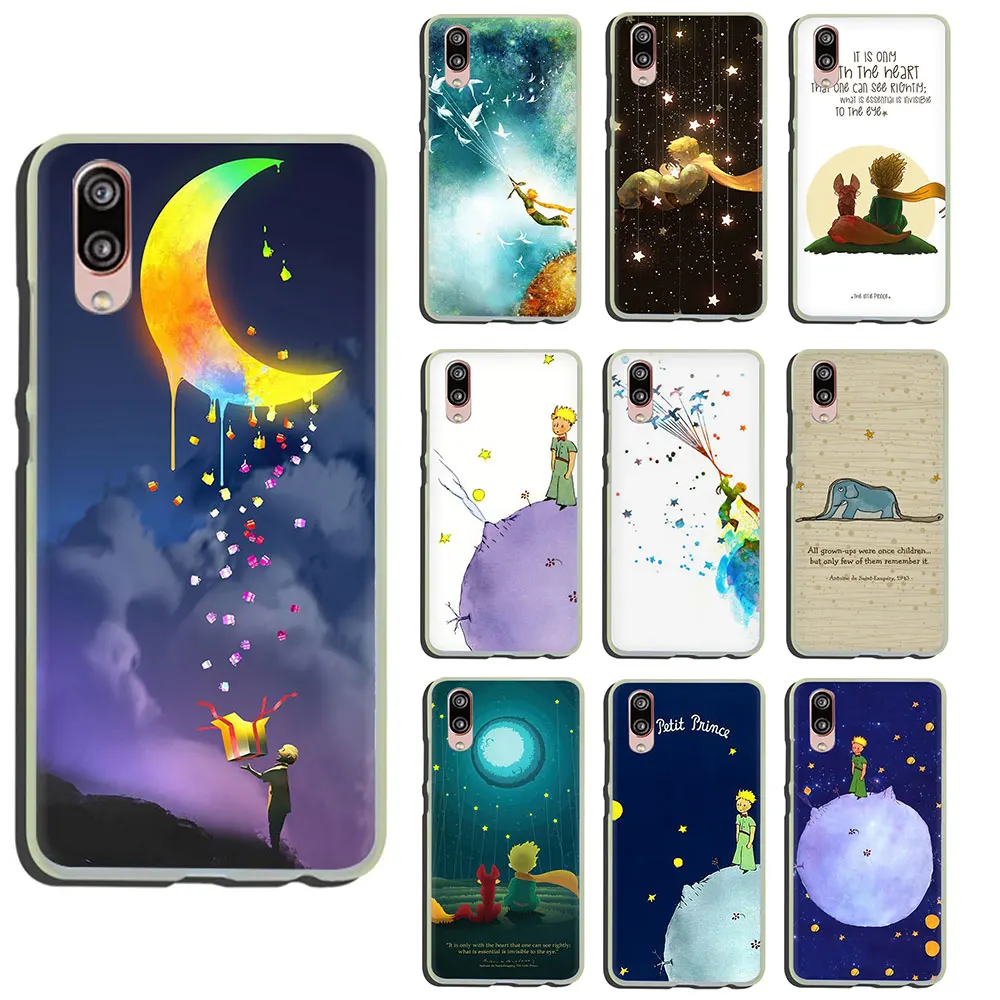 

Lovely the Little Prince fox On Mint Hard Phone Case for Huawei P30 P20 P8 P9 P10 Lite Mini 2016 2017 2018 Pro P smart Plus 2019