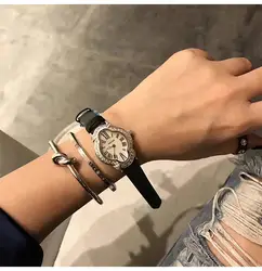 Женские часы Лидирующий бренд взлетно посадочной полосы Роскошные Европейский Дизайн Автоматический кварцевые наручные часы FL316