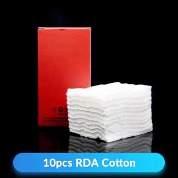 

Volcanee 10pcs Organic RDA Cotton for RDA RTA RDTA Atomizer Vaporizer Tank Box Mod Electronic Cigarette Juice Vape Accessories
