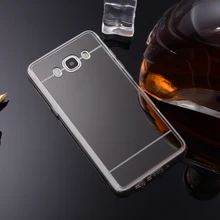 לסמסונג גלקסי J1 J3 J5 J7 2016 Ace מקרה מראה רך TPU בחזרה מקרי כיסוי טלפון סלולרי גלקסי J120 J2 J510F SM-J710F פגז(China)