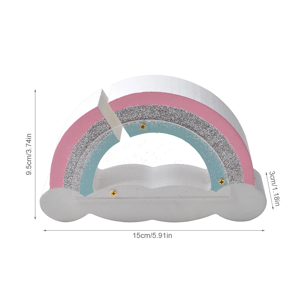 Новинка, инновационная мини деревянная Радужная копилка, поделки, украшения для милой девочки, детская комната, мебель для рабочего стола