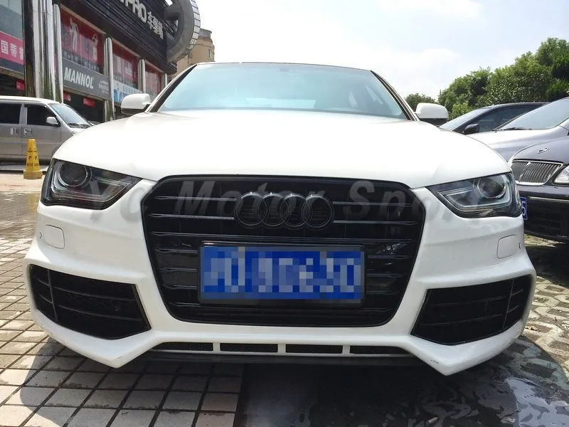 2013-2014 Audi A4 S4 B8 Facelift B8.5 RIEGER RS5 Style Front Bumper Actual Fitted Pics (1)