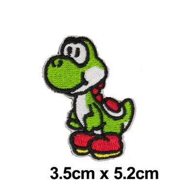 Cute Cartoon Embroidered Iron on Parches Patch Game Characters Ghost Mario Fabric Badge Children Jacket Clothing Accessories DIY - Цвет: 09