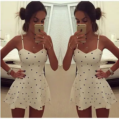 

2016 New Push Up Vestidos Sexy Women Bodycon Dress Summer Retro Casual Elegan Party Evening Clubwear Short Mini Dot Dress
