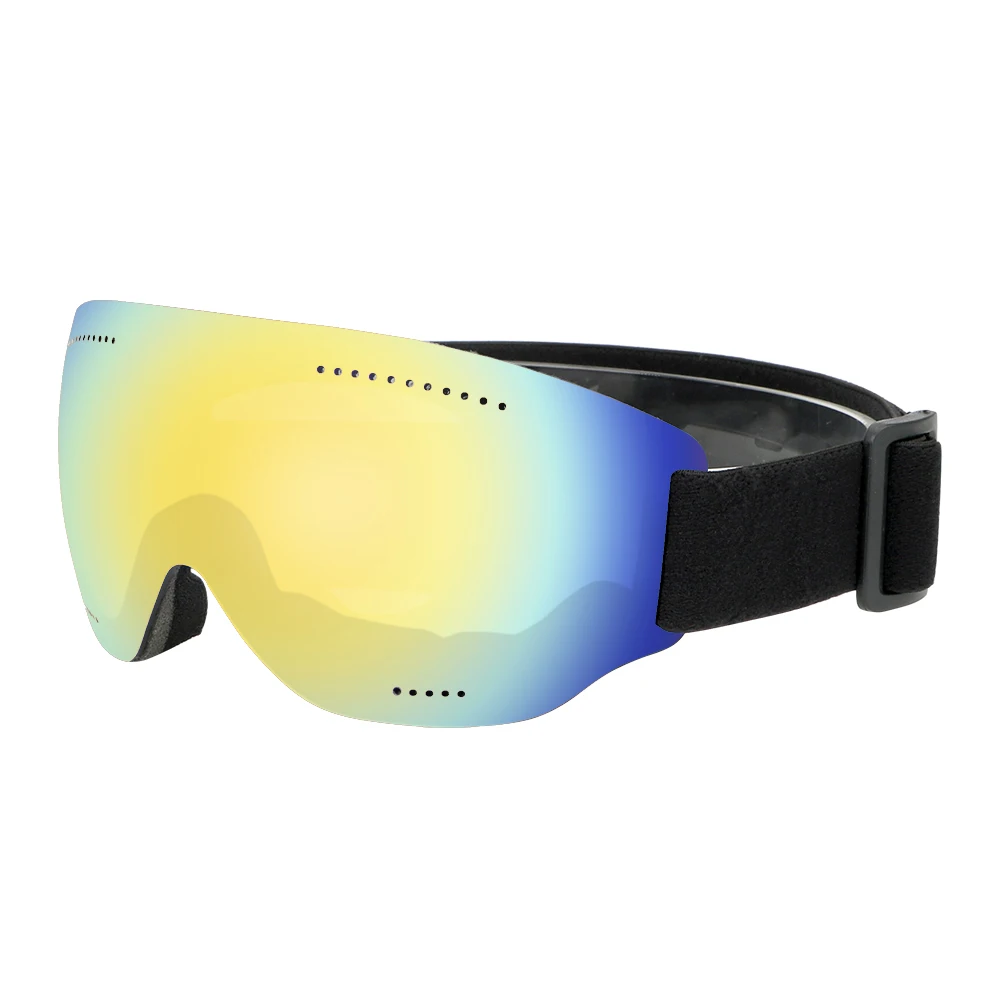 Золотой Защитные очки для мотоциклов лыжные очки спортивные Gafas Защита от ультрафиолетовых лучей велосипедные шлемы ветрозащитные мотоциклетные велосипедные очки гонщика - Цвет: Золотой