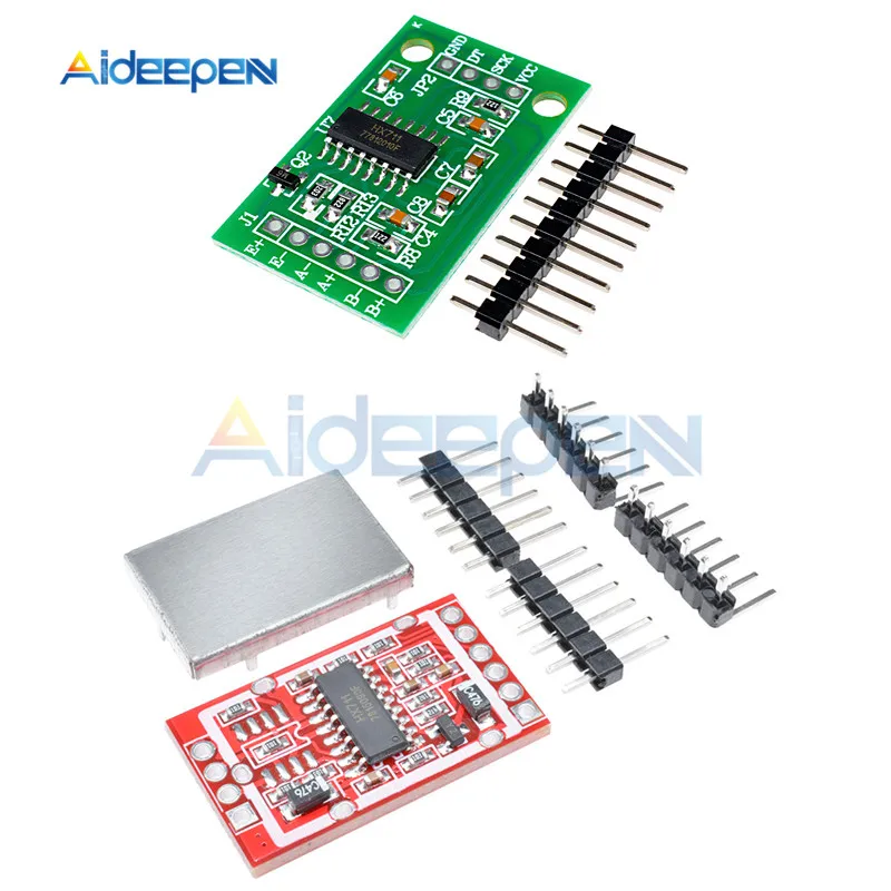 Двухканальный HX711 датчик нагрузки для взвешивания модуль датчика 24 бит точность A/D конвертер для Arduino DIY электронные весы