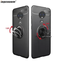 Чехол для Motorola Moto G7 Power с кольцом на палец магнитный держатель