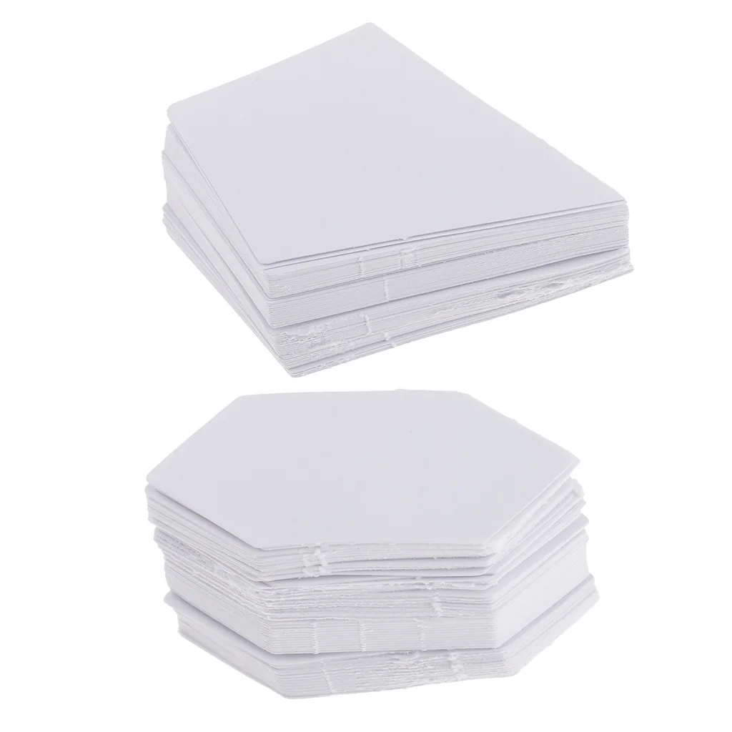

200 Pieces Diamond Shape Paper Quilting Templates for Sewing Embroidery Craft Patchwork