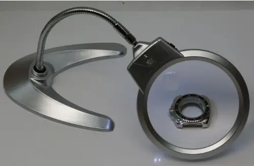 

Magnifier Table Lamp LED Goose Neck Light Desktop Magnifying Jeweller Watchmaker