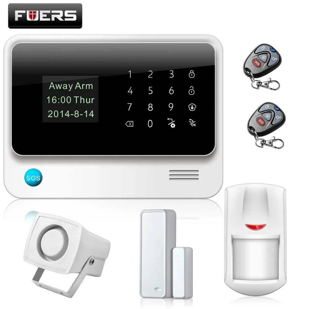Fuers Russian/English WiFi GSM Home Alarm System Security Phone Apps