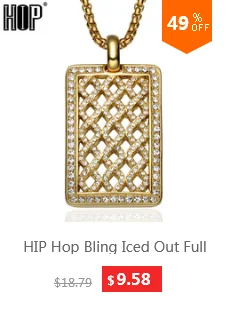 Хип хоп Iced Out Bling Золотой Цвет 316L Нержавеющая цепь сталь обувь ожерелья и подвески для мужчин ювелирные изделия Прямая поставка