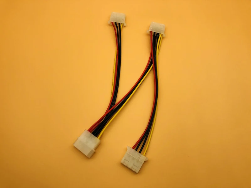 Новый 4Pin кабель питания один Molex папа на 3 порта IDE Женский блок сплиттер адаптер