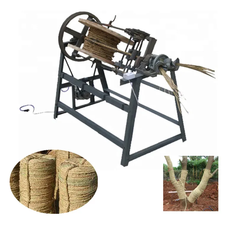 Hot sale straw rope weaving machine grass rope rolling making machine straw rope durable grass rope high quality nylon orange 0 095 inch 100% new strimmer line string trimmer parts