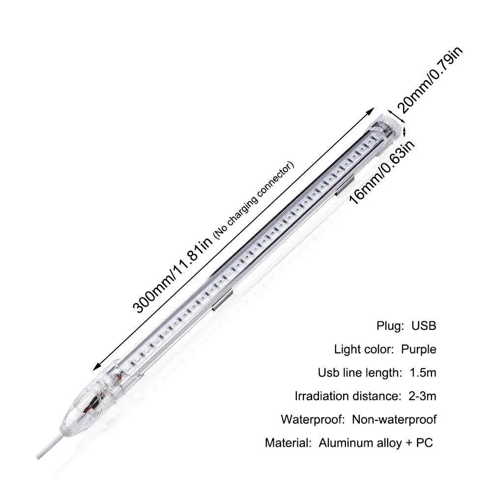 Kaigelin DJ оборудование LED UV черные осветительные приборы портативные 30 см
