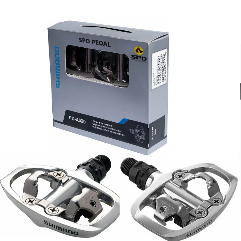 

shimano Pedals PD-A520 Road Bike Touring Pedals bike self-locking pedal A520