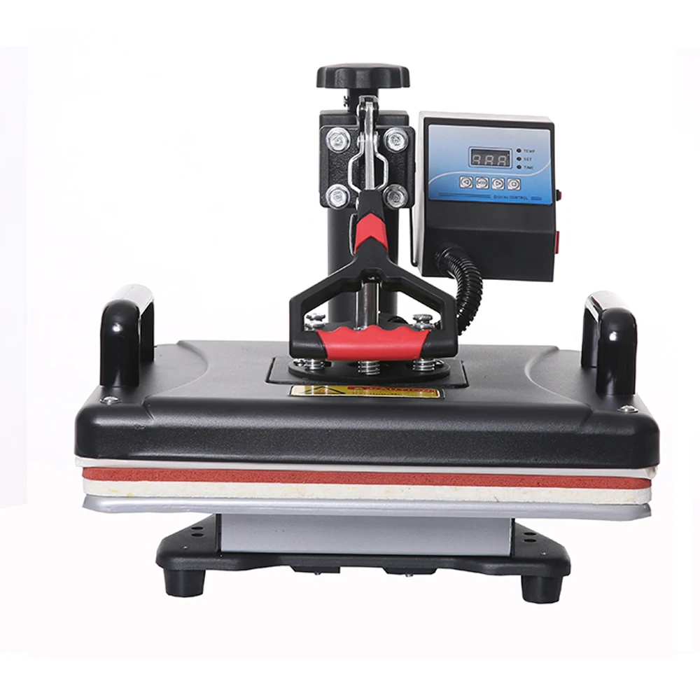 Tanie Tanie 8 w 1 naciśnij ciepła transfer ciepła sublimacji maszyna do prasowania na gorąco drukarka termiczna do sublimacji tshirt kubek Cap etui na telefony
