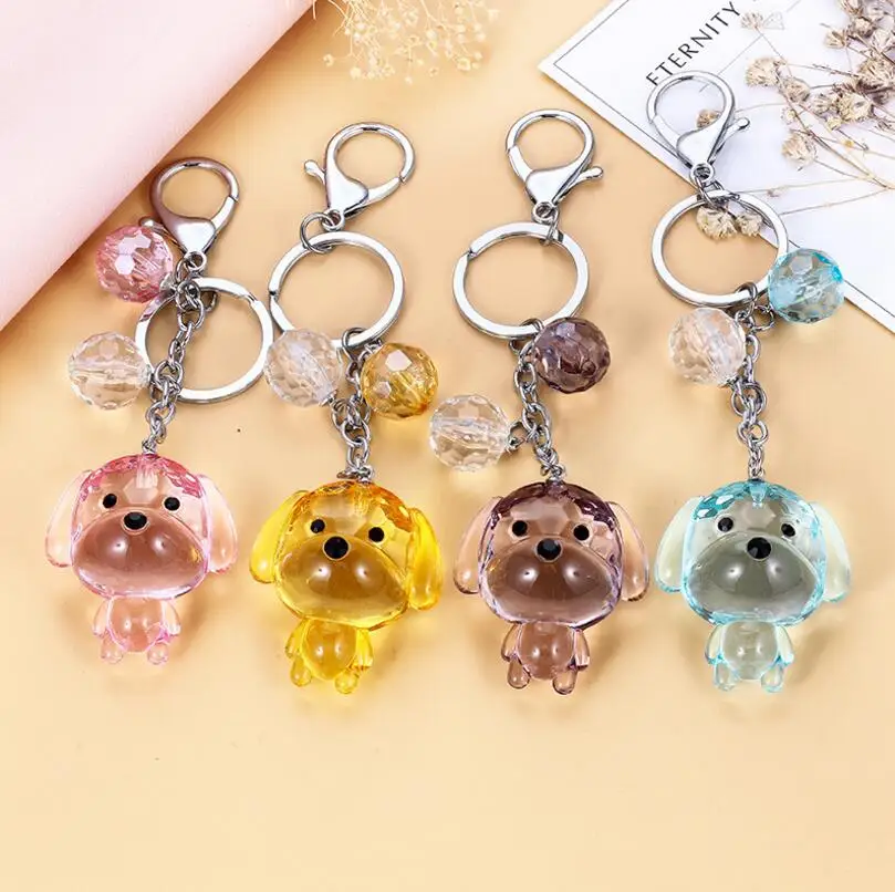 Buy Fashion Dog Keychain Bag Charm Pendant Keys Holder