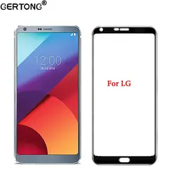 GerTong полное покрытие Стекло для LG K10 2017 закаленное Стекло 2.5D 9 H Экран протектор для LG K8 2017 G6 защитной пленкой