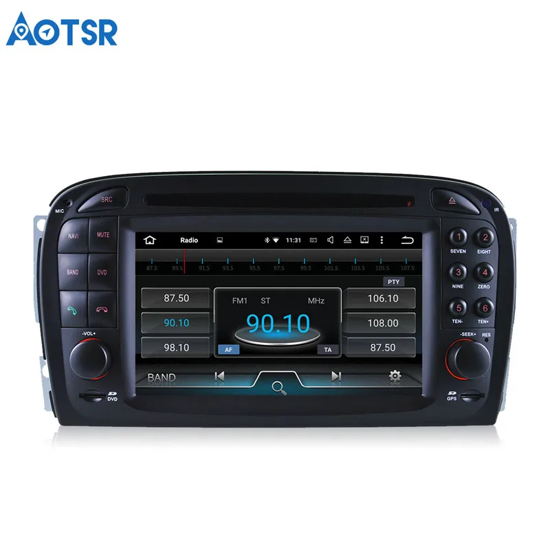 Discount Aotsr Android 8.0 Car DVD player Headunit For Mercedes Benz SL R230 SL500 2001-2007 multimedia Navigation radio GPS 2 di 23