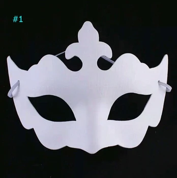 

wholesale 100pcs White/Blank Version Paper with Elastic DIY Crown Masks