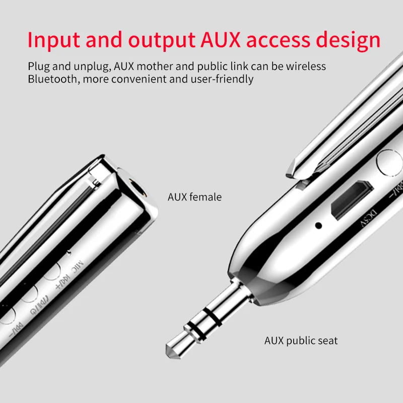 Мини беспроводной Bluetooth ручки адаптер 4,0 Музыка Звук приемник адаптер для Windows Бесплатный прием вызова в автомобиль аудио приемник