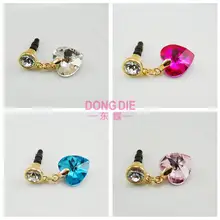 Роскошный, Кристальный, со стразами, пылезащитная заглушка для мобильного телефона, аксессуары, универсальная заглушка для наушников, подвески для телефона