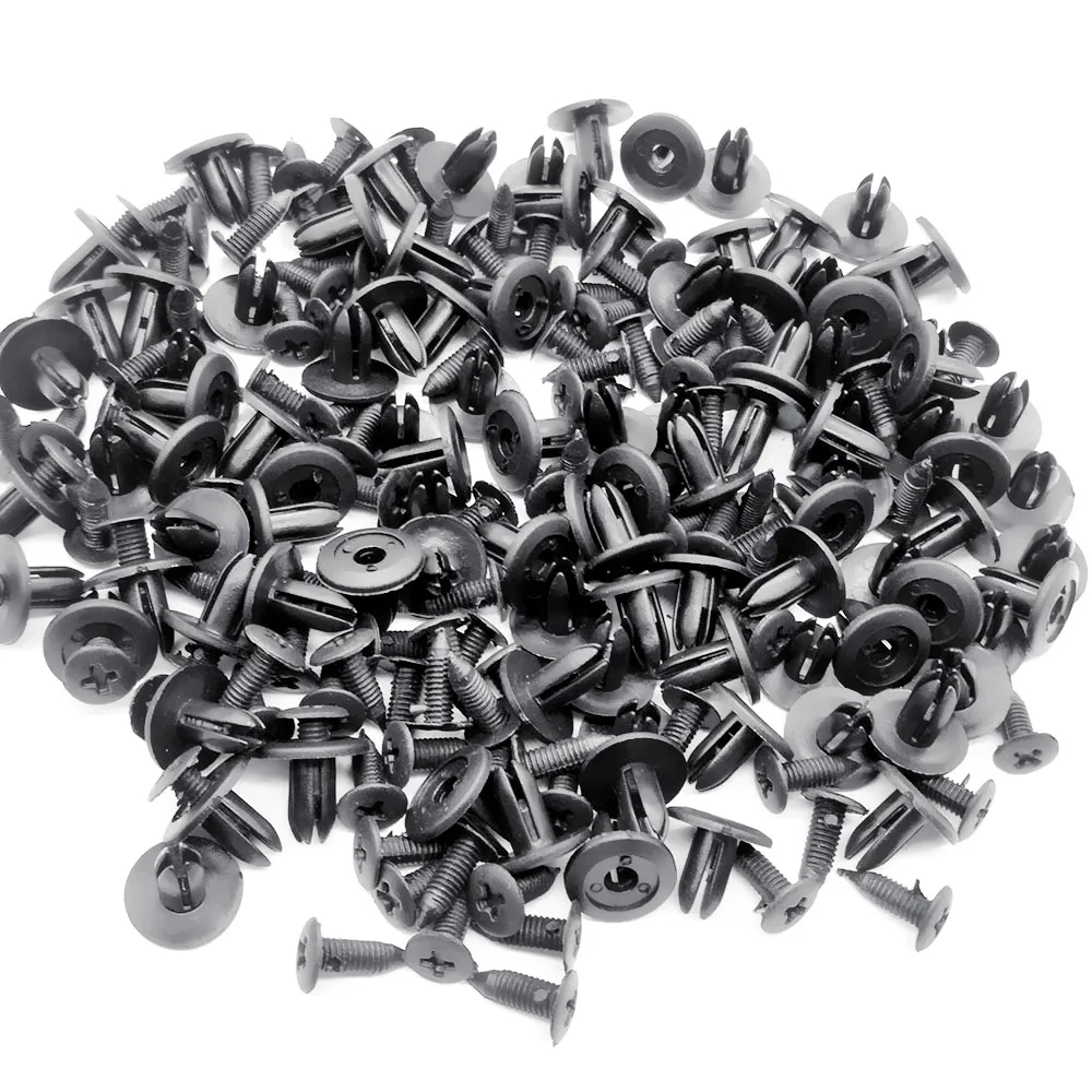 CNIKESIN-A01-100PCS-Car-Plastic-Fastener-Universal-Fender-Bumper-Fixed-Clamp-Interior-clip-Expansion-Screw-Auto (4)