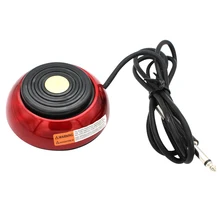 Цветная педаль Высокая чувствительность Анти-усталость круглая педаль из нержавеющей стали педаль татуировки иглы татуировки машина