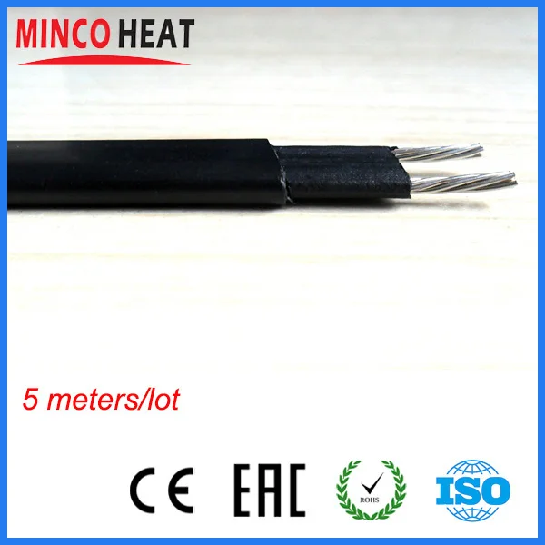 

Good Quality home outside water pipe heating freeze protection in winter electric self regulating heat trace cable