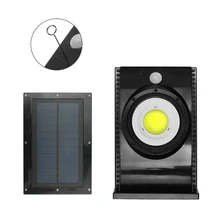 СВЕТОДИОДНЫЕ светильники на солнечной батарее датчик движения солнечные Беспроводные водонепроницаемые внешняя безопасность настенный светильник