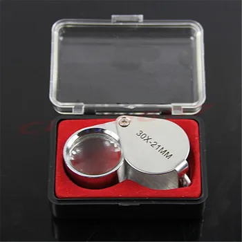 

30x21mm Triplet Jewelers Eye Loupe Magnifier Magnifying Glass Jewelry Diamond