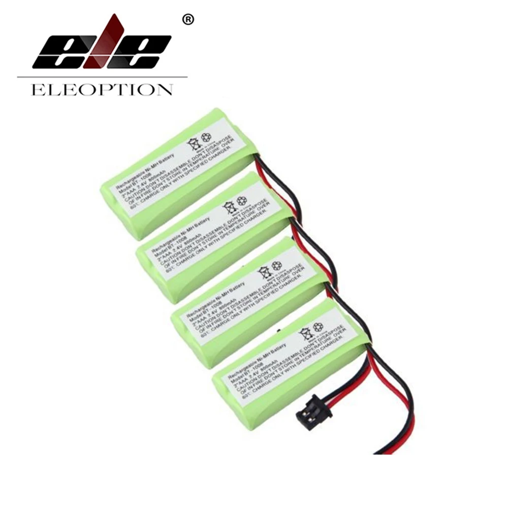 

ELEOPTION 4PCS For Uniden BT-1008 BT-1016 BT-1021 BT-1025 BT1021 BT1025 CPH-515B Cordless Home phone battery Free Shipping