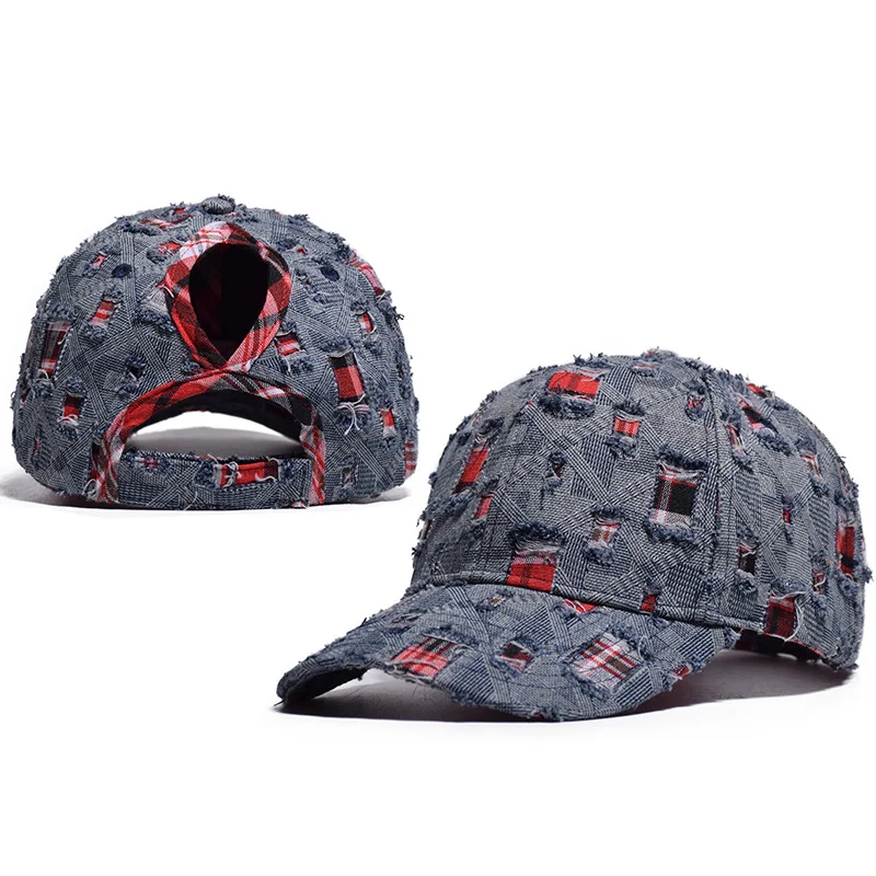 Unisex Retro lavado agujeros hombres mujeres Ponytail gorra de béisbol del Snapback Golf Beisbol Casquette Hockey gorras verano otoño Unisex Retro lavado agujeros hombres mujeres Ponytail gorra de béisbol del Snapback Golf Beisbol Casquette Hockey gorras verano otoño