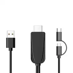 Eshowee 2 м USB C HDMI Тип Кабеля C HDMI для MacBook samsung Galaxy S9/S8/примечание 9 huawei P20 Pro USB-C HDMI адаптер