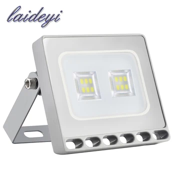 

LAIDEYI Waterproof IP67 Outdoor Lighting 10W 220V Ultra thin LED Flood Light LED Reflector Spotlight Projector Light Lamp 5PCS